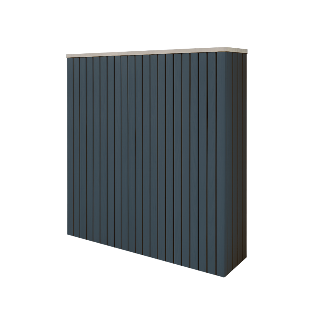 Battery and inverter cover, Anthracite Grey finish, H900 x W1175 x D240mm