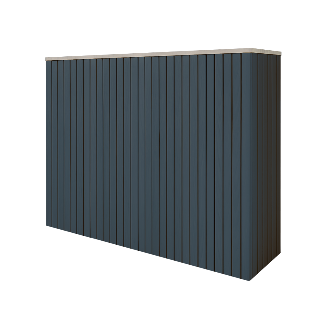 Battery and inverter cover, Anthracite Grey finish, H1100 x W2300 x D605mm