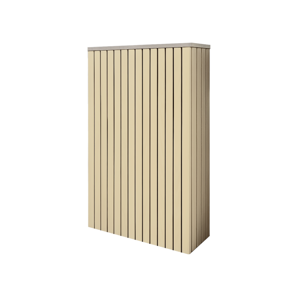 Battery and inverter cover, Cotswold Stone finish, H1000 x W1050 x D355mm