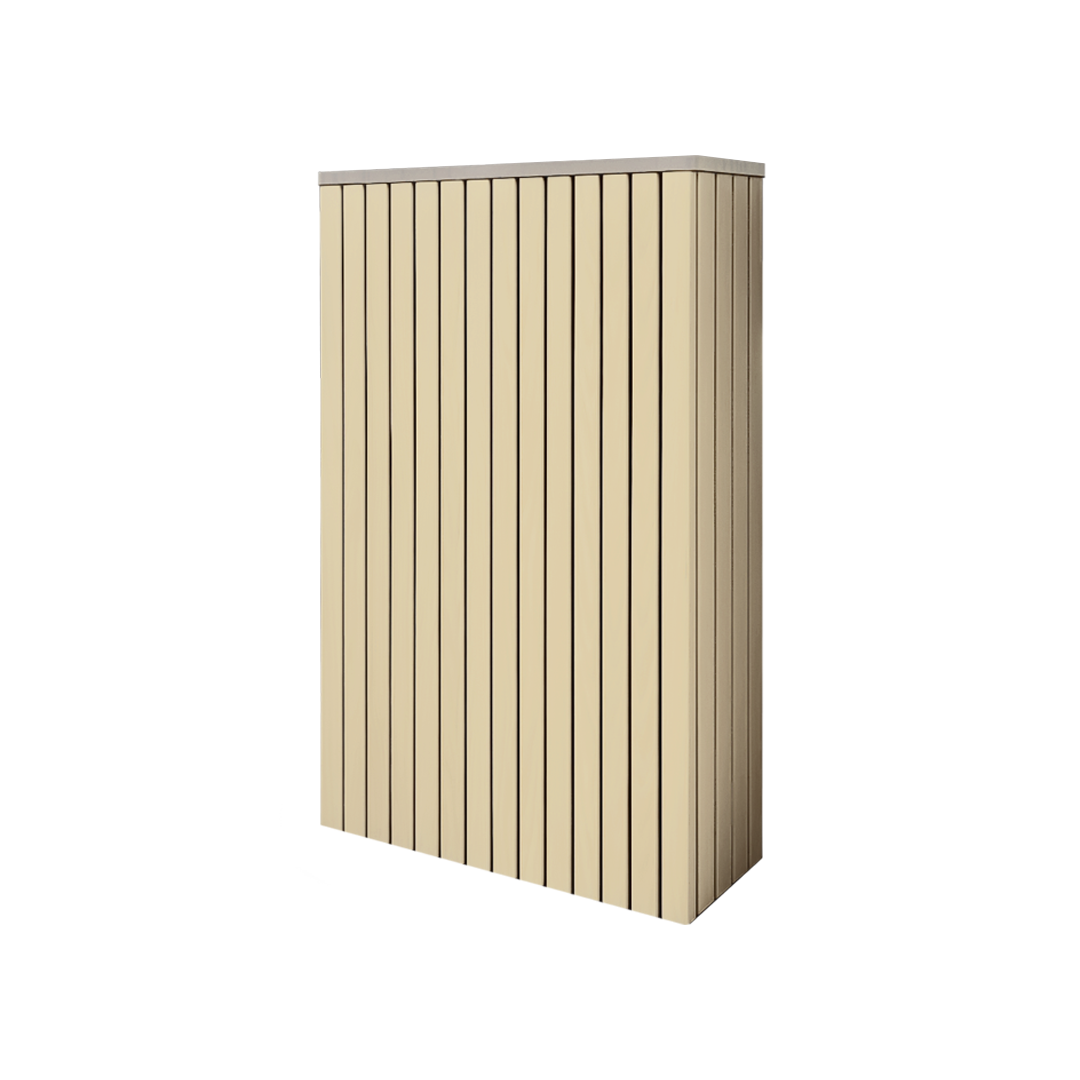 Battery and inverter cover, Cotswold Stone finish, H800 x W675 x D240mm