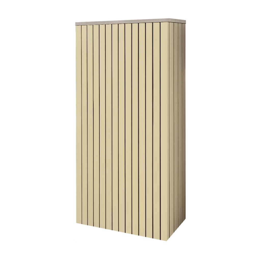 Battery and inverter cover, Cotswold Stone finish, H1400 x W425 x D355mm