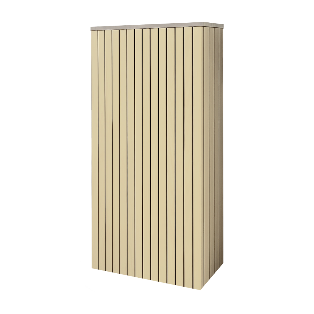 Battery and inverter cover, Cotswold Stone finish, H1400 x W425 x D355mm