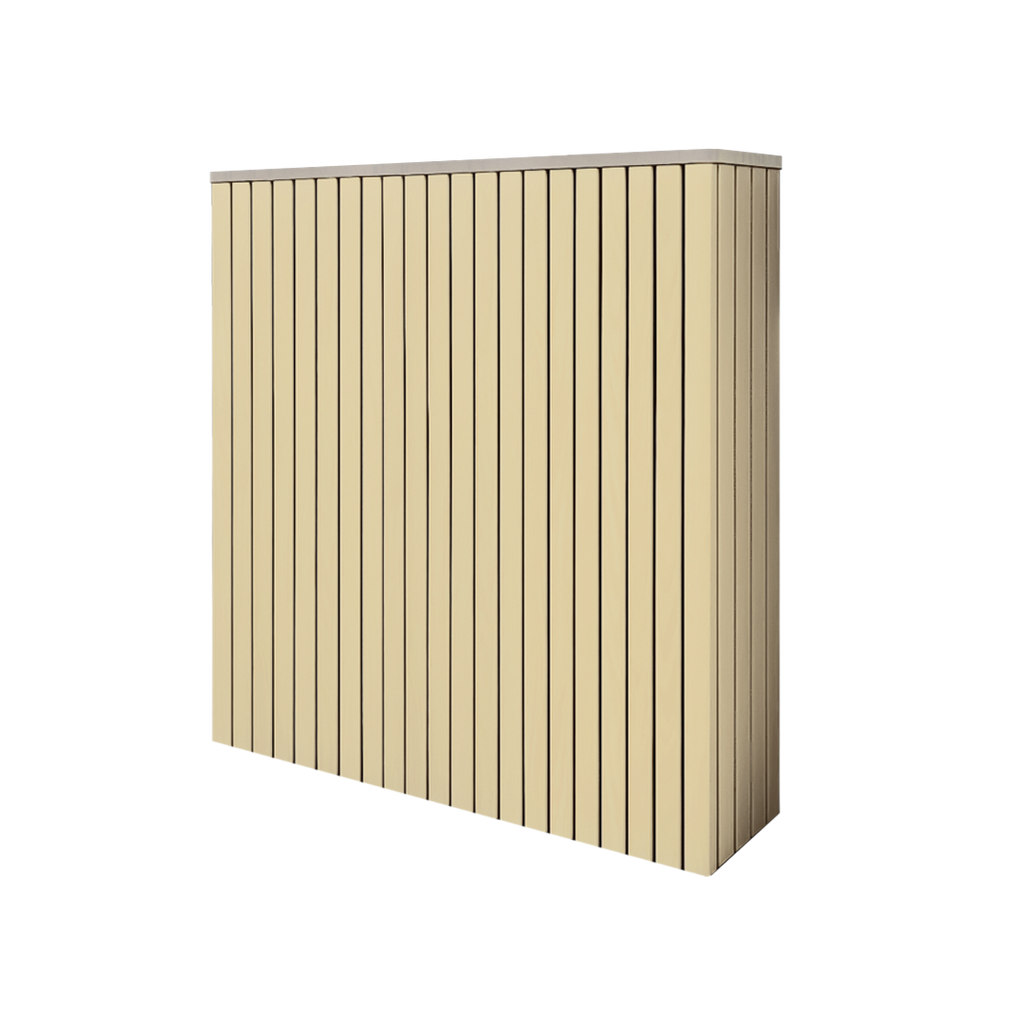 Battery and inverter cover, Cotswold Stone finish, H1000 x W1550 x D355mm
