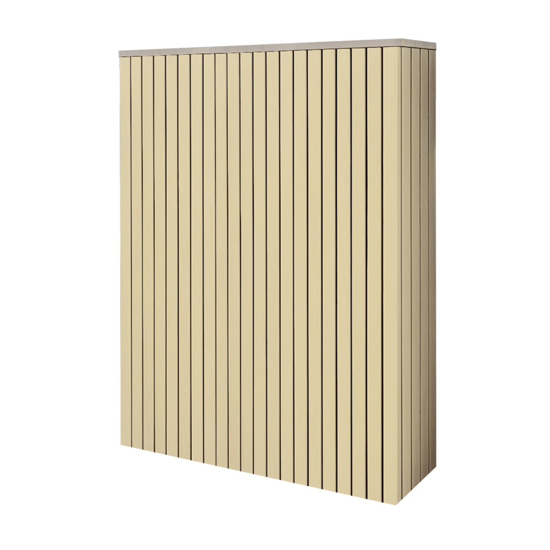 Battery and inverter cover, Cotswold Stone finish, H1500 x W1175 x D355mm