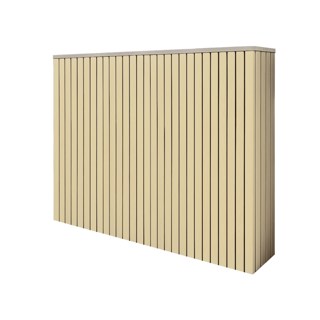 Battery and inverter cover, Cotswold Stone finish, H900 x W1425 x D355mm