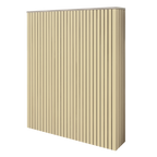 Battery and inverter cover, Cotswold Stone finish, H2200 x W2050 x D240mm