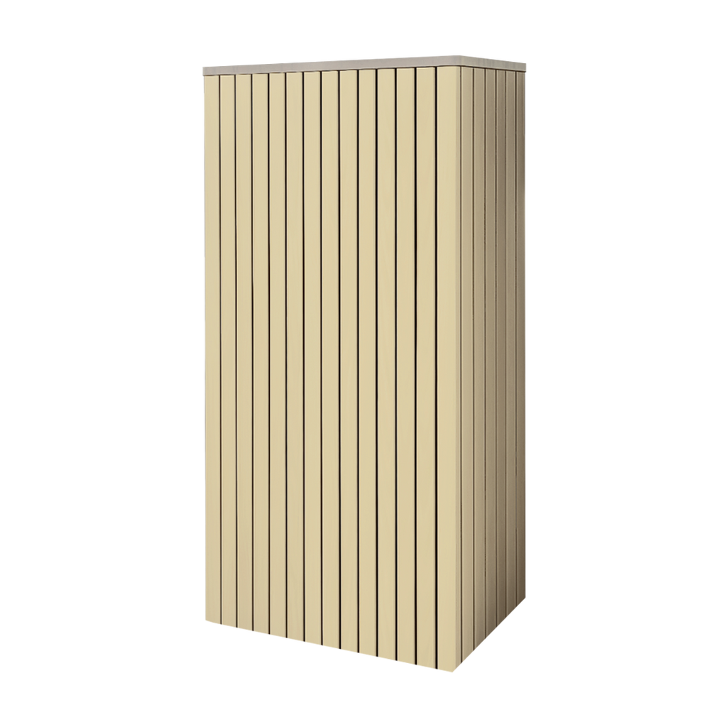 Battery and inverter cover, Cotswold Stone finish, H1600 x W425 x D605mm