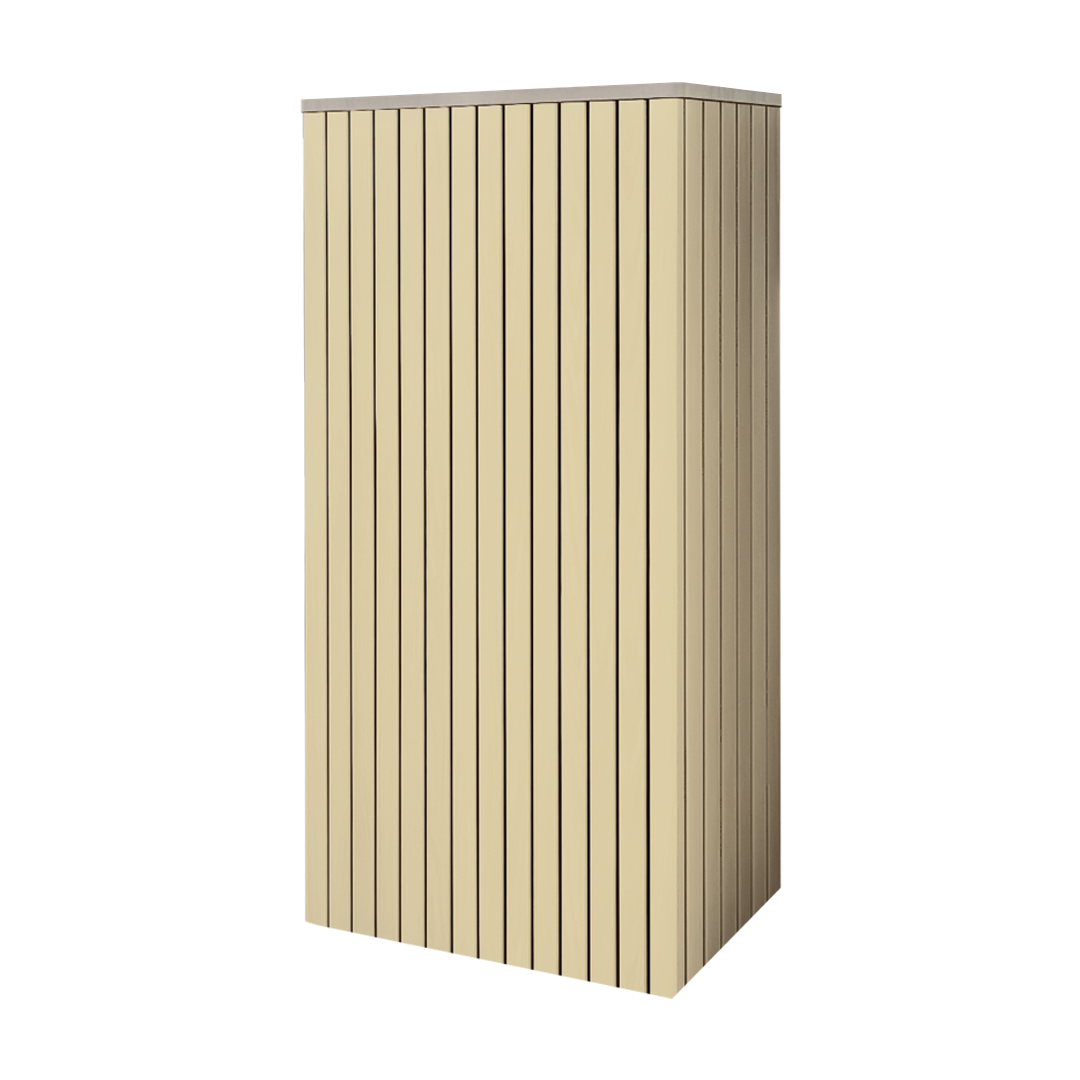 Battery and inverter cover, Cotswold Stone finish, H1300 x W925 x D480mm