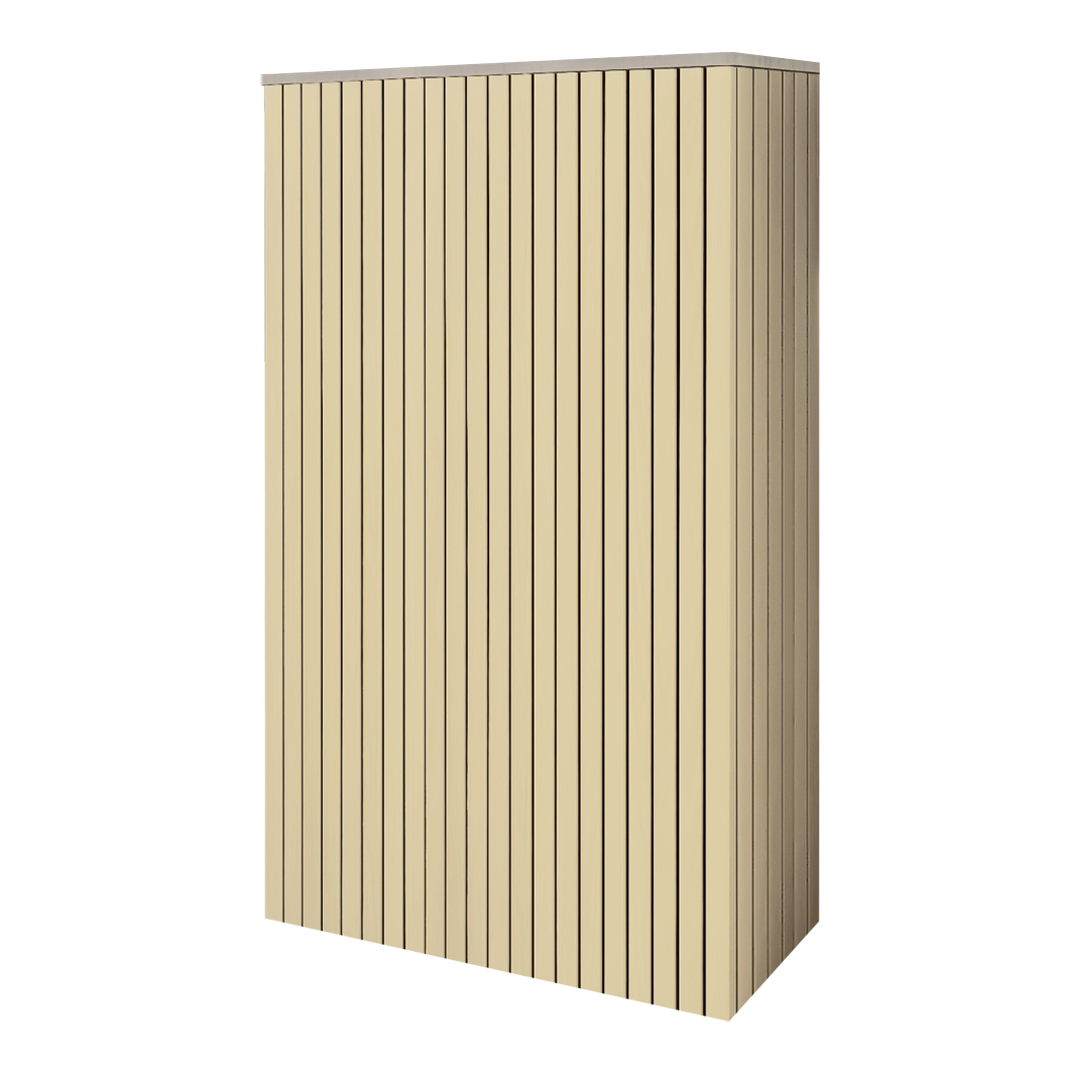 Battery and inverter cover, Cotswold Stone finish, H2100 x W1175 x D605mm