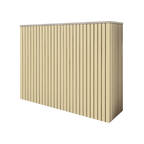 Battery and inverter cover, Cotswold Stone finish, H1000 x W1425 x D480mm