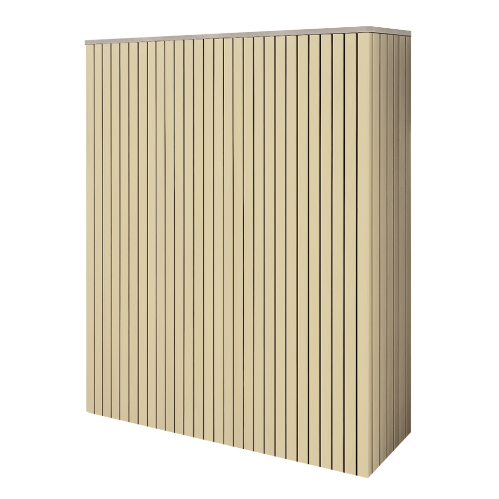 Battery and inverter cover, Cotswold Stone finish, H2200 x W2050 x D480mm