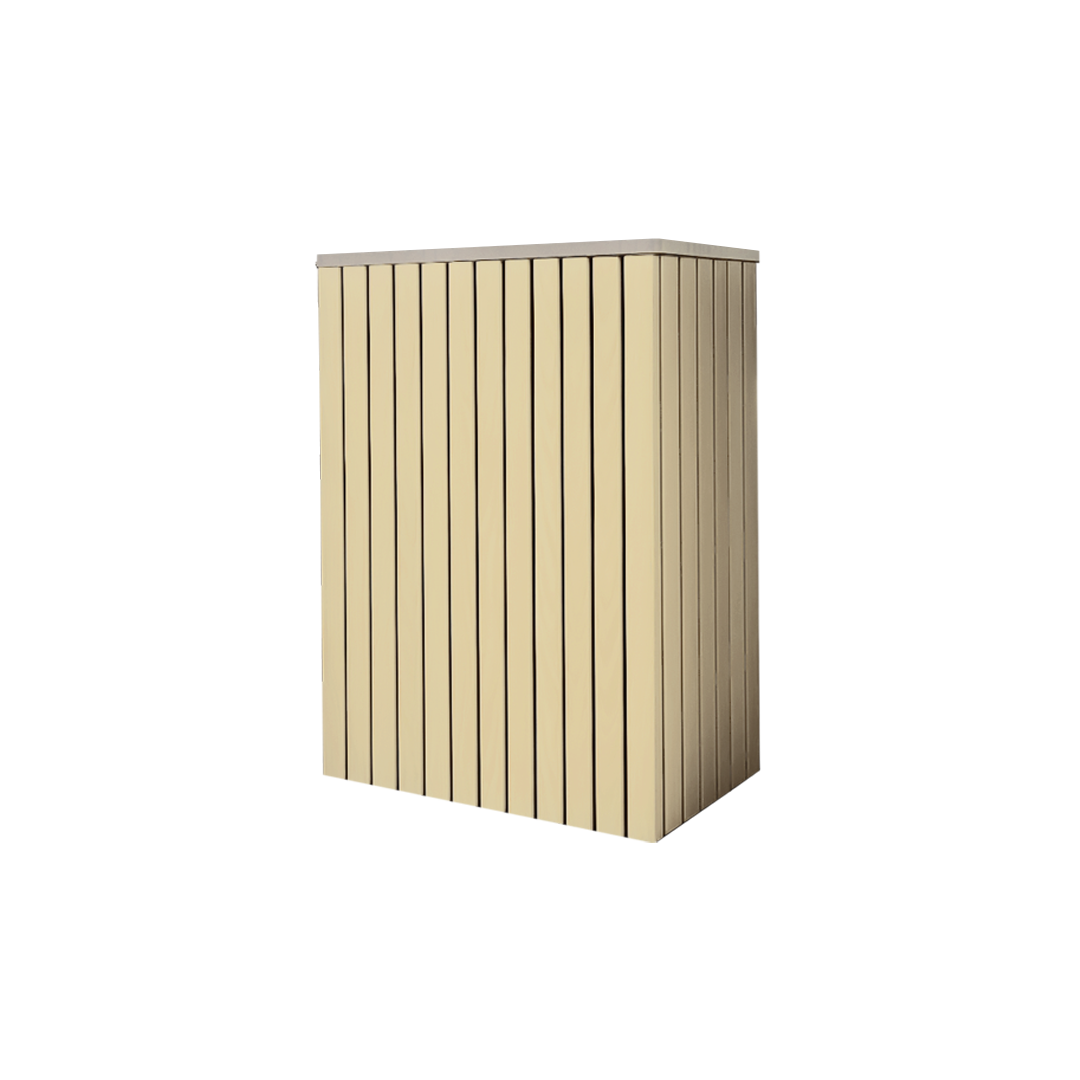 Battery and inverter cover, Cotswold Stone finish, H500 x W1050 x D240mm