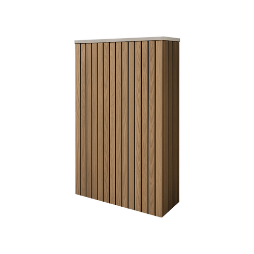 Battery and inverter cover, Oak finish, H1100 x W925 x D355mm