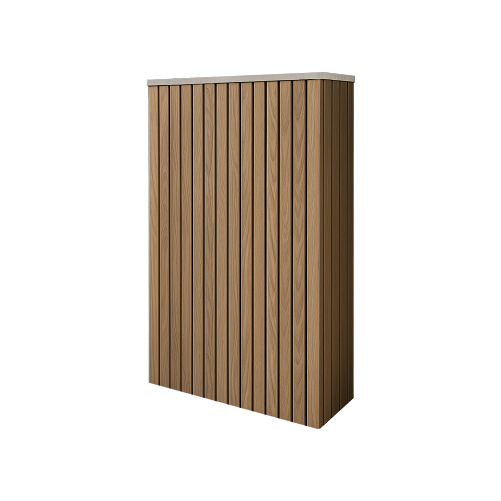 Battery and inverter cover, Oak finish, H1000 x W1050 x D240mm