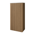 Battery and inverter cover, Oak finish, H1500 x W675 x D355mm