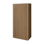 Battery and inverter cover, Oak finish, H1500 x W675 x D355mm