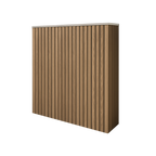 Battery and inverter cover, Oak finish, H1000 x W1550 x D355mm