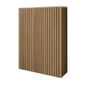 Battery and inverter cover, Oak finish, H1700 x W1175 x D355mm