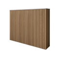 Battery and inverter cover, Oak finish, H1000 x W2175 x D240mm