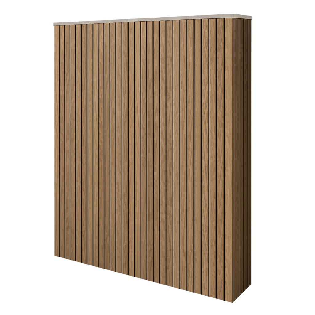 Battery and inverter cover, Oak finish, H2200 x W2175 x D355mm