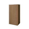 Battery and inverter cover, Oak finish, H1000 x W425 x D480mm