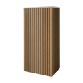 Battery and inverter cover, Oak finish, H1600 x W800 x D605mm