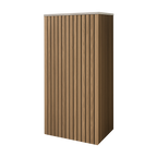 Battery and inverter cover, Oak finish, H1700 x W800 x D605mm