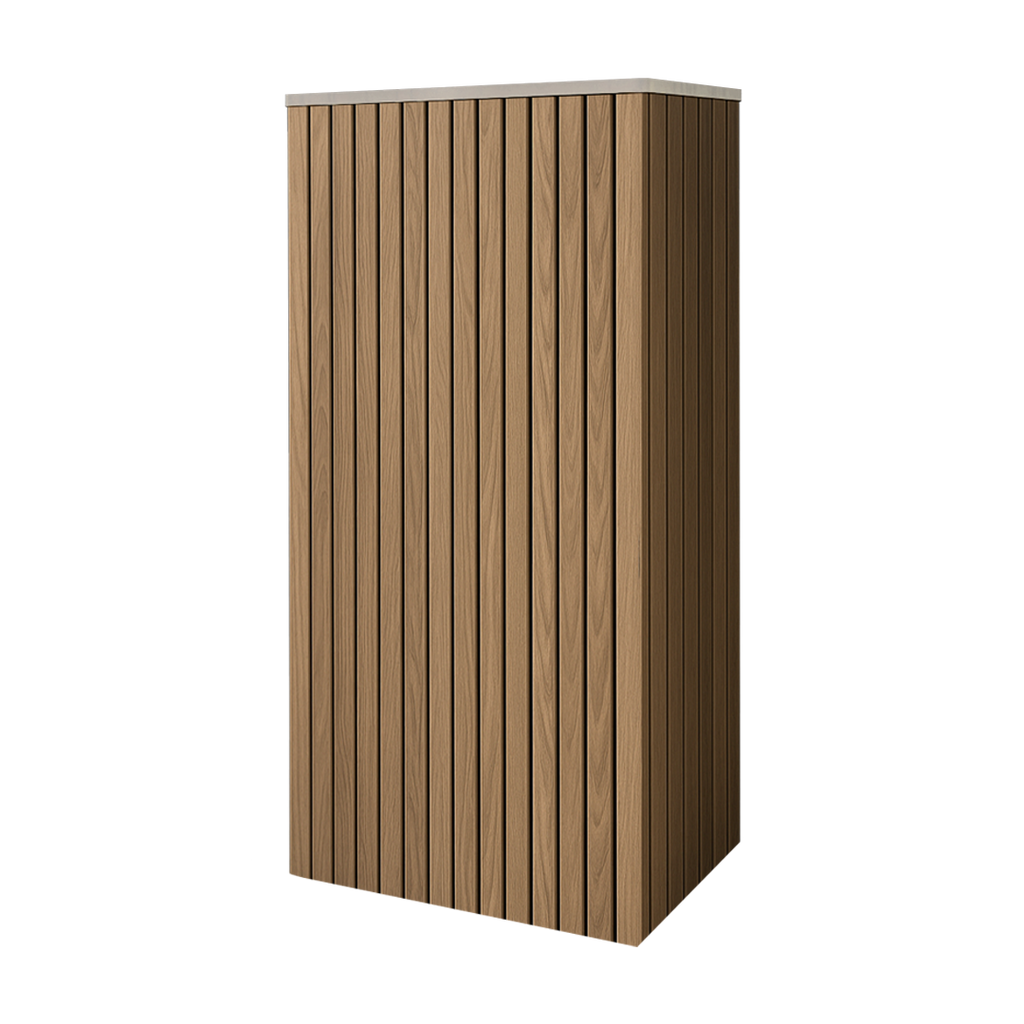 Battery and inverter cover, Oak finish, H1500 x W800 x D605mm