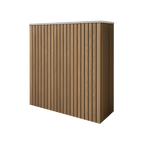 Battery and inverter cover, Oak finish, H1000 x W1550 x D480mm