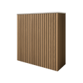 Battery and inverter cover, Oak finish, H1000 x W1175 x D605mm