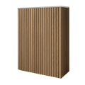 Battery and inverter cover, Oak finish, H1500 x W1175 x D605mm