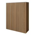 Battery and inverter cover, Oak finish, H2200 x W1925 x D480mm