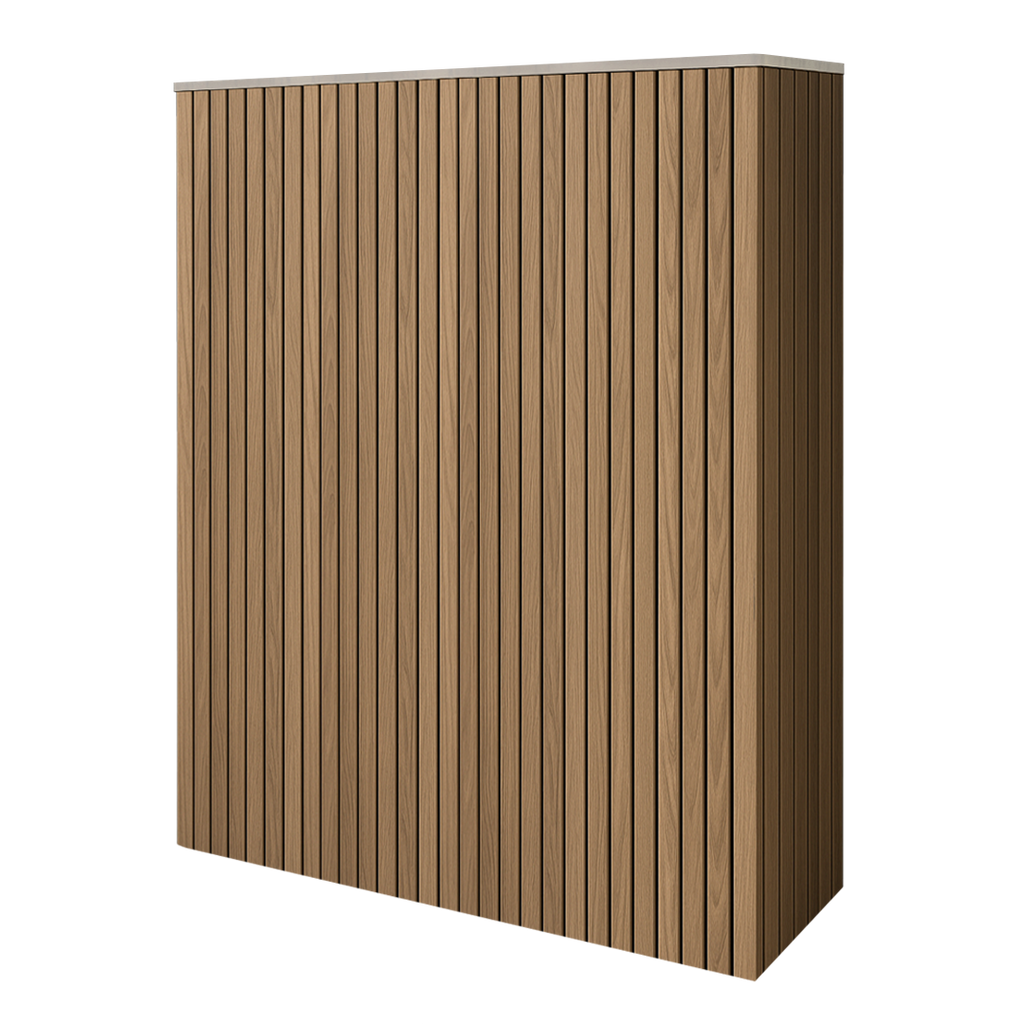 Battery and inverter cover, Oak finish, H2200 x W2050 x D480mm