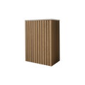 Battery and inverter cover, Oak finish, H700 x W1425 x D480mm