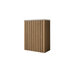 Battery and inverter cover, Oak finish, H600 x W550 x D355mm