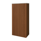 Battery and inverter cover, Walnut finish, H1500 x W675 x D355mm