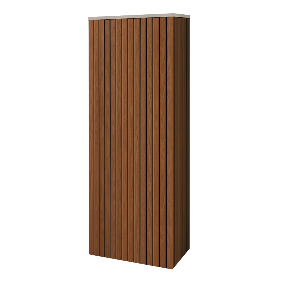 Battery and inverter cover, Walnut finish, H1800 x W425 x D355mm