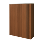 Battery and inverter cover, Walnut finish, H1600 x W1175 x D355mm