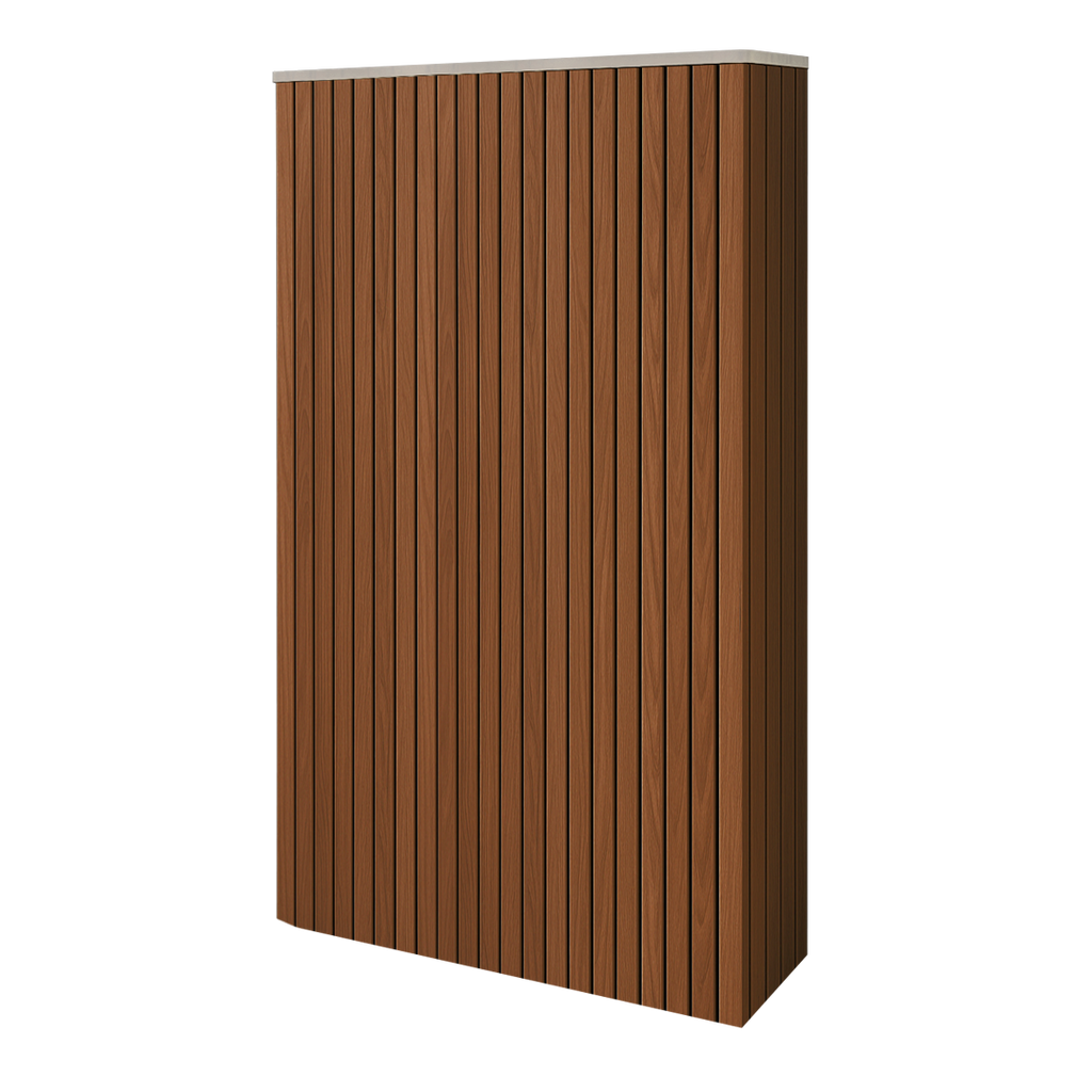 Battery and inverter cover, Walnut finish, H1800 x W1175 x D355mm