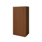 Battery and inverter cover, Walnut finish, H1000 x W1050 x D605mm