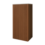 Battery and inverter cover, Walnut finish, H1500 x W550 x D480mm