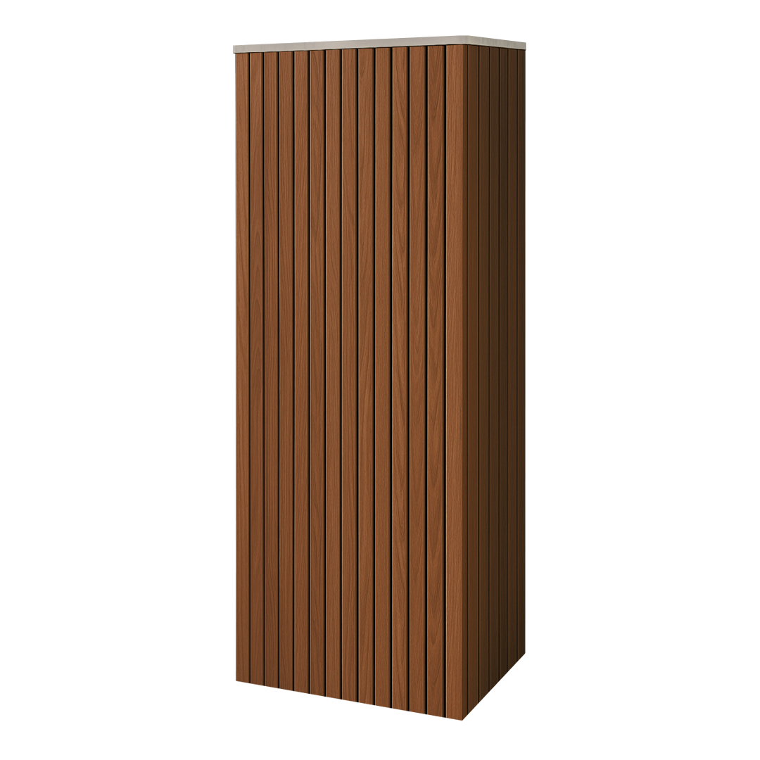 Battery and inverter cover, Walnut finish, H2400 x W800 x D480mm