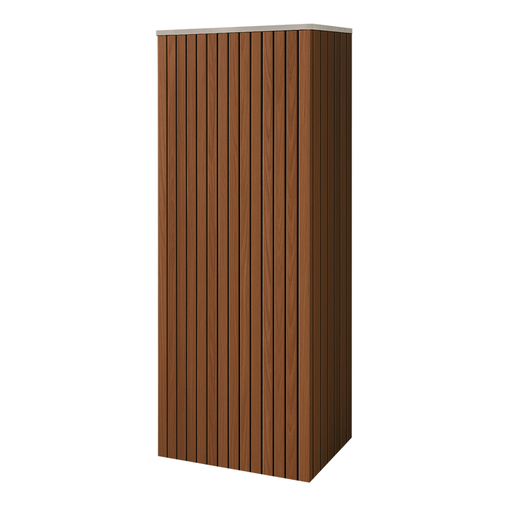 Battery and inverter cover, Walnut finish, H1800 x W550 x D605mm