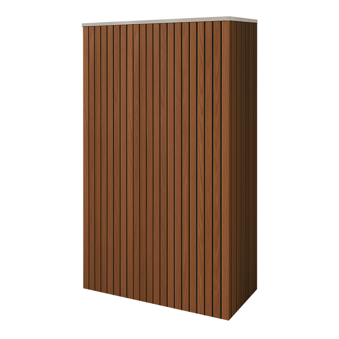 Battery and inverter cover, Walnut finish, H2000 x W1175 x D480mm