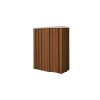Battery and inverter cover, Walnut finish, H500 x W550 x D355mm